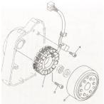 マジェスティ250マジェスティC(SG03J)　ステーター　(ジェネレーター)　図中(1番)　5GM-81410-01 (5GM-81410-00　より品番統一)