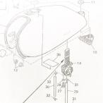 SR400(1JR)　フューエルコック　(ガソリンコック　燃料コック)　図中(14番)　2J2-24500-01　(2J2-24500-00より品番統一)