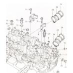 GSX750Sカタナ(GS75X)　インシュレーター　(インマニ　インテークマニホールド) 1台分　図中(22番＆23番)　13111-45400　13121-45400