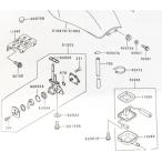 ゼファー750RS(ZR750C)　フューエルゲージ　(フューエルユニット)　図中(52005番)　52005-5004　(52005-1101　52005-1147　より品番統一)