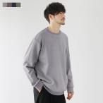 カットソー トップス メンズ フェイクスウェード クルーネック 秋 冬 秋服 冬服 M L XL