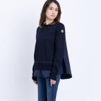 モンクレール MONCLER レディース ウール100% ニット セーター S/M ネイビー 9065600 97994 742 MAGLIONE TRICOT GIROCOLLO リボン 春夏