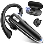 【2023新登場 Bluetooth 5.3】 Bluetoothヘッドセット Bluetoothイヤホン 片耳 ブルートゥースイヤホン 耳掛け式