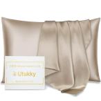 ショッピングシルク 枕カバー Utukky シルク枕カバー【TVで紹介】 接触冷感 まくらカバー シルク 43 63 洗える 封筒式枕カバー 両面シルクピローケース すべすべ 寝