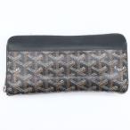 GOYARD ゴヤール マティニョン ファスナー ジップ GM ラウンドファスナー 長財布 財布 黒 ブラック