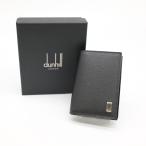 dunhill ダンヒル カードケース 名刺入れ ビジネス サイドカー レザー ブラック 黒 FP4700E