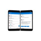 Microsoft Surface Duo 128GB 6GB RAM SIMフリー Android デュアルスクリーン スマートフォン 8.1インチ AMOLED 指紋認証 USB Type-C 中古