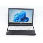 中古 ノートパソコン大手メーカー Fujitsu 富士通 Microsoft Office搭載 windows11 Core第六世代i3 メモリ8GB 新品SSD256GB 15.6型大画面 新品SSD256GB