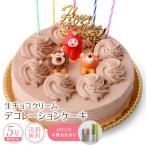 誕生日ケーキ バースデーケーキ 生チョコクリーム デコレーションケーキ 5号 子供(凍)チョコレートケーキ 誕生日ケーキ ギフト プレゼント スイーツ