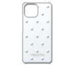 ショッピングmi 11 lite 5g Mi 11 Lite 5G Xiaomi シャオミ クリア ハードケース (ホワイト) ハート ドット 水玉