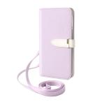 ショッピングmi 11 lite 5g Xiaomi Mi 11 Lite 5G スマホケース 手帳型 (色：ラベンダー) 斜めがけ スマホショルダー 落下防止 カード収納 鏡付き 韓国