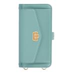 ショッピングmi 11 lite 5g Xiaomi Mi 11 Lite 5G スマホケース 手帳型 (色：グリーン) 斜めがけ スマホショルダー 落下防止 カード収納 鏡付き 韓国