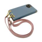 ショッピングmi 11 lite 5g Mi 11 Lite 5G Xiaomi スマホショルダー（手帳ブルーグレー×ストラップ:サクラ）カバー 手帳 くすみカラー