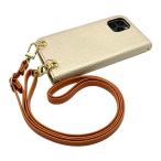 Mi 11 Lite 5G Xiaomi スマホショルダー（手帳シャンパン×ストラップ:アプリコット）カバー 手帳 くすみカラー