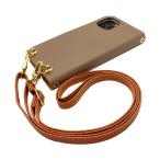 ショッピングmi 11 lite 5g Mi 11 Lite 5G Xiaomi スマホショルダー（手帳グレージュ×ストラップ:アプリコット）カバー 手帳 くすみカラー