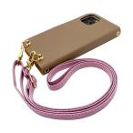 ショッピングmi 11 lite 5g Mi 11 Lite 5G Xiaomi スマホショルダー（手帳グレージュ×ストラップ:バイオレット）カバー 手帳 くすみカラー