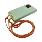 ショッピングmi 11 lite 5g Mi 11 Lite 5G Xiaomi スマホショルダー（手帳アイスグリーン×ストラップ:アプリコット）カバー 手帳 くすみカラー