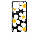 ショッピングmi 11 lite 5g Xiaomi Mi 11 Lite 5G シャオミ ブラック ハードケース デイジー 花柄 レトロ フラワー