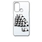 ショッピングoppo reno5 a ケース OPPO Reno 5A オッポ リノ5A レノ5A クリア ハードケース 山盛りパンダ スマホ ケース スマートフォン カバー カスタム ジャケッ