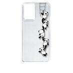 OPPO Reno 7A OPPO Reno9 A クリア ハードケース ぶらさがりパンダ カバー ジャケット スマートフォン スマホケース