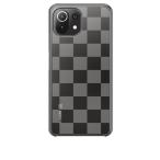 ショッピングmi 11 lite 5g Xiaomi Mi 11 Lite 5G シャオミ ケース クリア 透かし加工 ブロックチェック 市松 ハードケース カバー ジャケット スマート