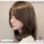 自然な人毛100%フルウィッグ レディース人毛ウィッグ ボブ ショート セミロング 女性 医療用 かつら デイリー イメチェン ファッションウィッグ 耐熱