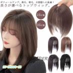 ウィッグ 部分ウィッグ 部分かつら かつら ウイッグ トップカバー ヘアピース ピース トップ カバー ウイッグ 白髪かくし簡単装着 通気性 超軽量