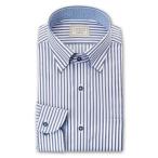 LORDSON by CHOYA メンズ長袖 形態安定ワイシャツ COD801-450 ブルー 13サイズ,