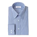 ELLE HOMME 長袖 ワイシャツ メンズ 形態安定加工 ゆったり ネイビーロンドンストライプ レギュラーカラー 綿 ポリエステル CH_2505FS CH_TSRC CH_2506CL