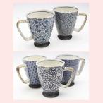 （３Ｐセット）美濃焼　藍染　軽々