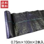 防草シート 0.75m×100m×2本 草よけシート 200m 雑草防止シート 除草シート 雑草対策シート 雑草対策 農業用資材 農業用品 抗菌