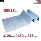 レジャーシート 厚手 厚さ15mm 120×180cm 折りたたみ キャンプ マット クッション アルミ