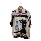 WACKO MARIA◆アロハシャツ/XL/レーヨン/WHT/総柄