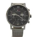 TOMMY HILFIGER◆クォーツ腕時計/アナログ/ステンレス/GRY/SLV/1791882