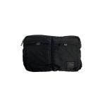 PORTER*TANKER/ язык машина / ощущение б/у иметь / сумка-пояс / нейлон /BLK/ одноцветный 