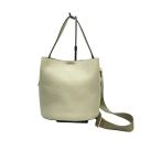 FURLA◆ショルダーバッグ/レザー/GRY