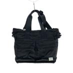 PORTER◆SWITCH/2WAY TOTE BAG/BLK/無地/874-19672