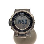 CASIO◆ソーラー腕時計_PRO TREK/デジタル//