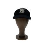 ショッピングBURBERRY BURBERRY LONDON◆ベースボールキャップ/バーバリーチェック/着用感あり/L/コットン/BLK/メンズ