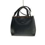 kate spade new york◆kate spade ケイトスペードニューヨーク ショルダーバッグ/レザー/BLK/無地