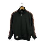 Schott◆Schott ショット TAPING JERSEY TRACK JACKET/M/ポリエステル/BLK