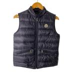 ショッピングmoncler MONCLER◆【164cm/キッズ14】GUI GILETダウンベスト/ナイロン/ネイビー/モンクレール