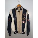 ショッピングhardy HARDY AMIES◆ブルゾン/M/ポリエステル/GRY/総柄/R-53127-8