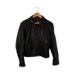 Schott◆レザージャケット・ブルゾン/--/レザー/BLK//