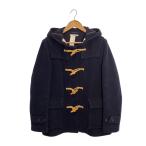 UNITED ARROWS green label relaxing* полупальто "даффл коут" /M/ шерсть /NVY/ одноцветный /3225-139-0312