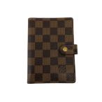 LOUIS VUITTON* Agenda PM_ Damier *eben/--/BRW/ мужской //