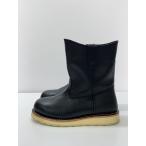 ショッピングschott Schott◆ブーツ/27cm/BLK/レザー