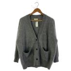 UNITED ARROWS◆カシミア混/フォックスカシミヤ ポケット/カーディガン(厚手)/ウール/GRY/無地/1528-104