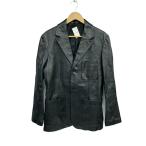 GAP◆00s/old/レザーテーラードジャケット/XS/レザー/BLK//