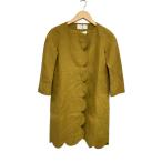 Chloe◆7分袖ワンピース/34/リネン/KHK